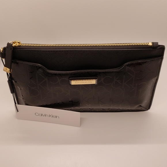 Calvin Klein Pouch Wristlet - Picture 2 of 5